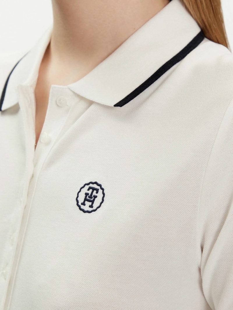 Tommy Hilfiger dámské bílé polo tričko