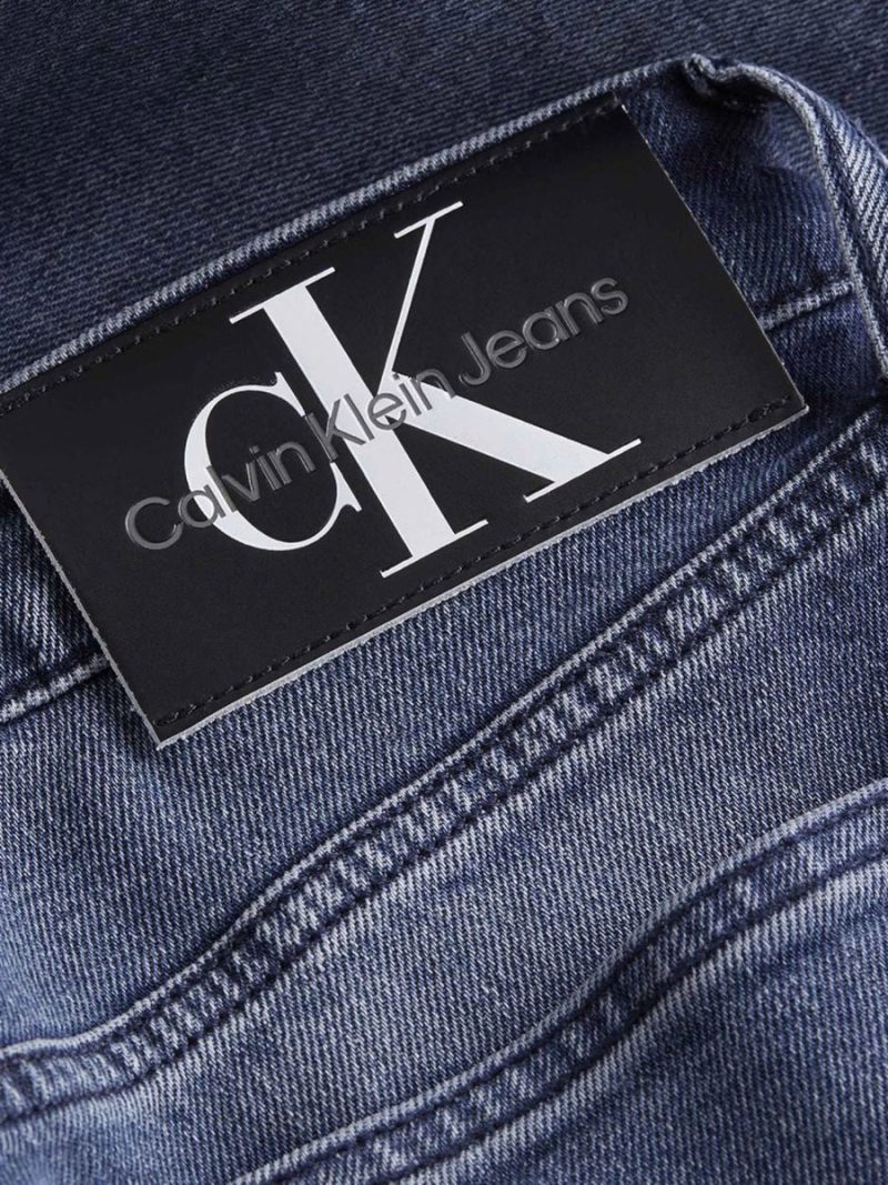 Calvin Klein pánské modré džíny Slim Taper