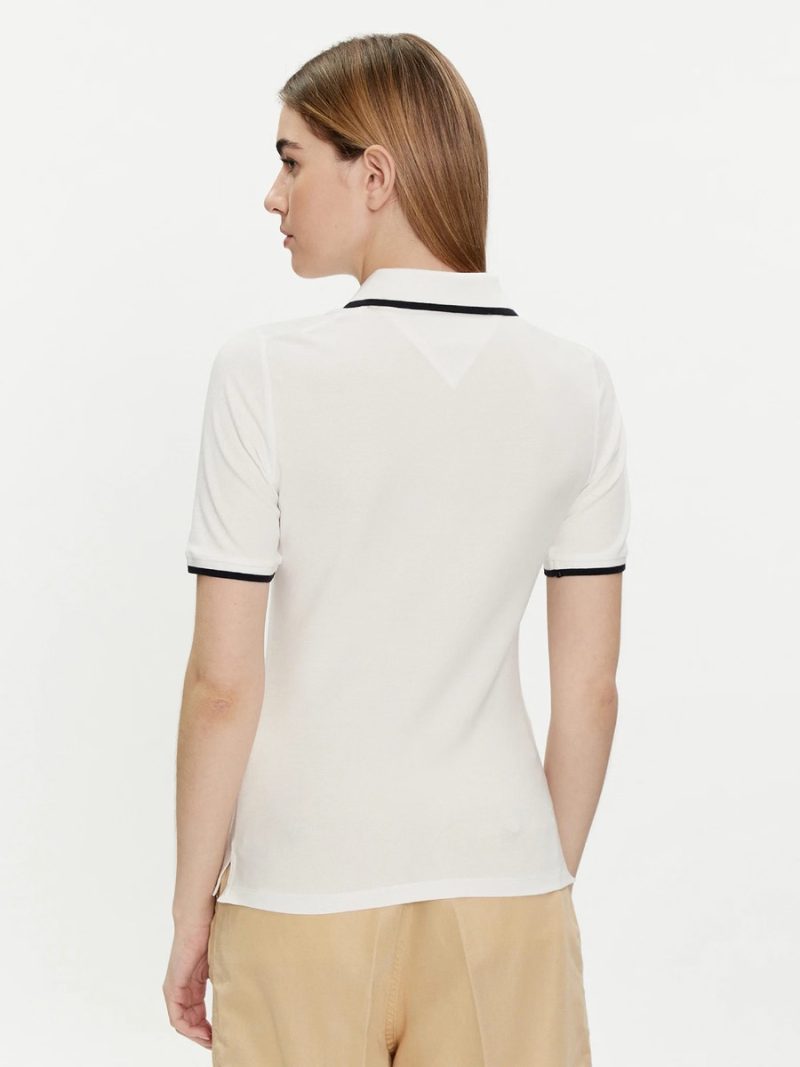 Tommy Hilfiger dámské bílé polo tričko
