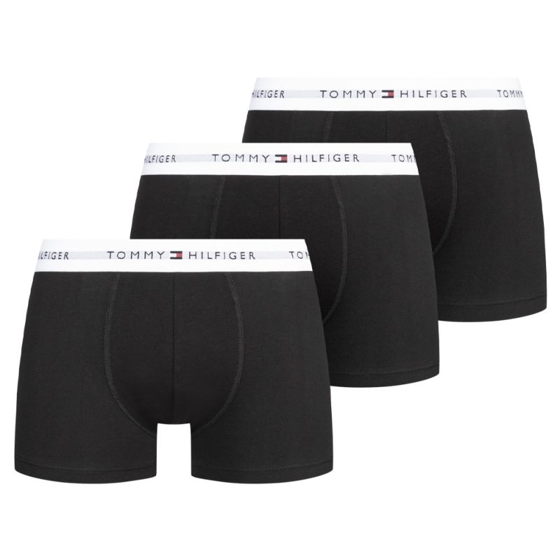 Tommy Hilfiger sada pánských černých boxerek
