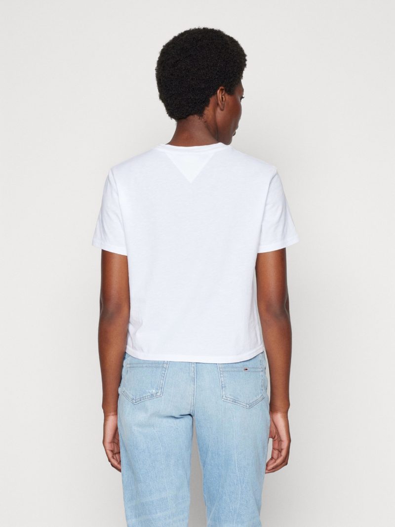 Tommy Jeans dámské bílé triko