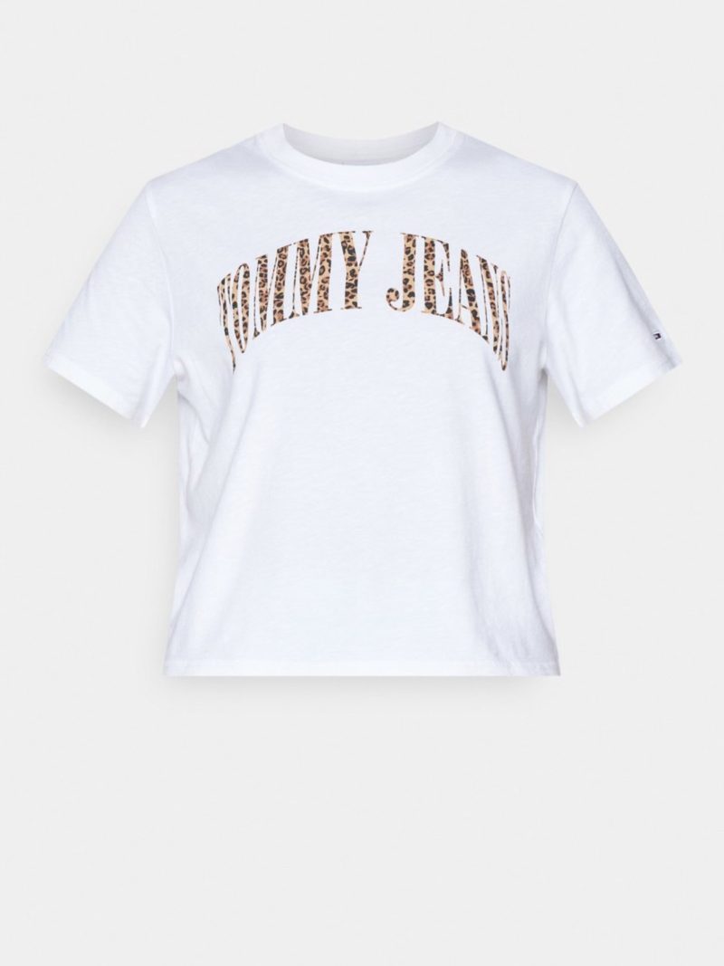 Tommy Jeans dámské bílé triko