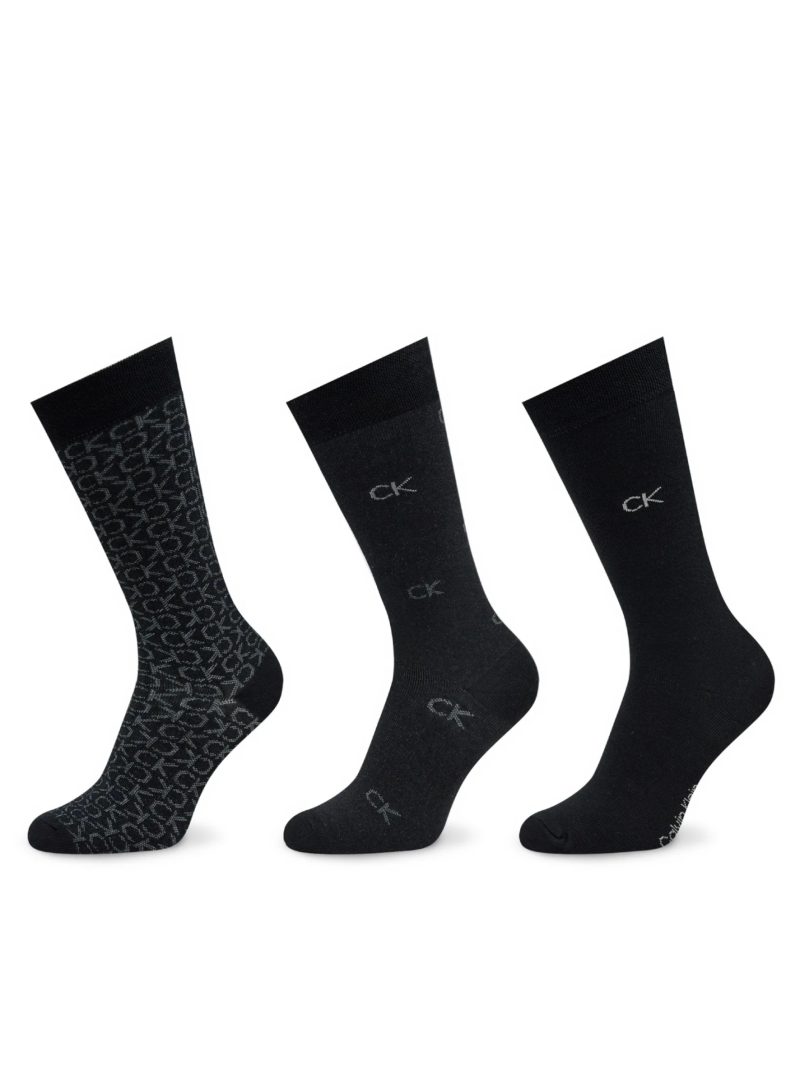 Calvin Klein pánské černé ponožky 3pack