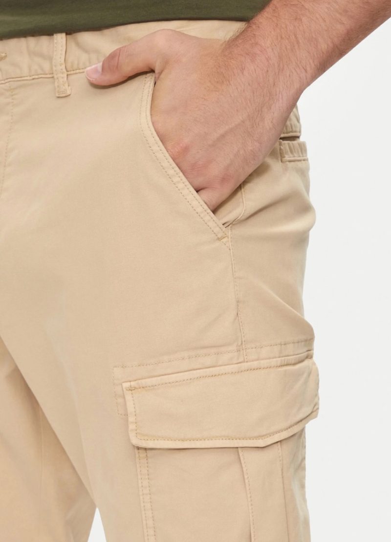 Tommy Jeans pánské béžové kalhoty