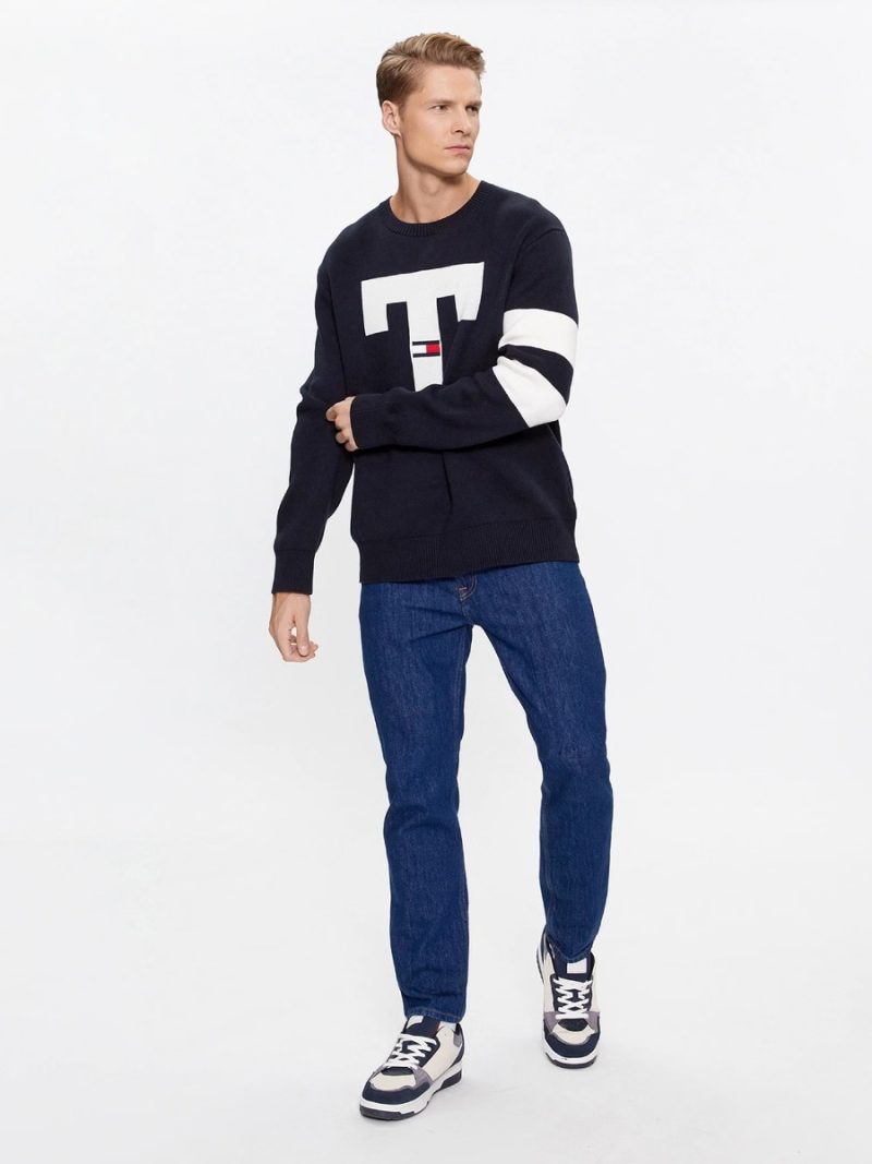Tommy Jeans pánské modré džíny