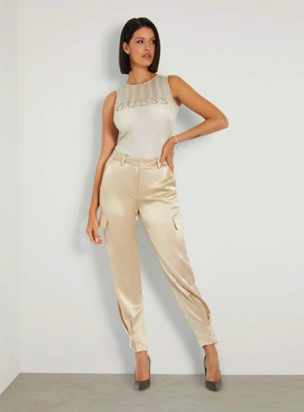Guess dámské béžové kalhoty