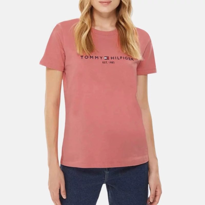 Tommy Hilfiger dámské růžové triko