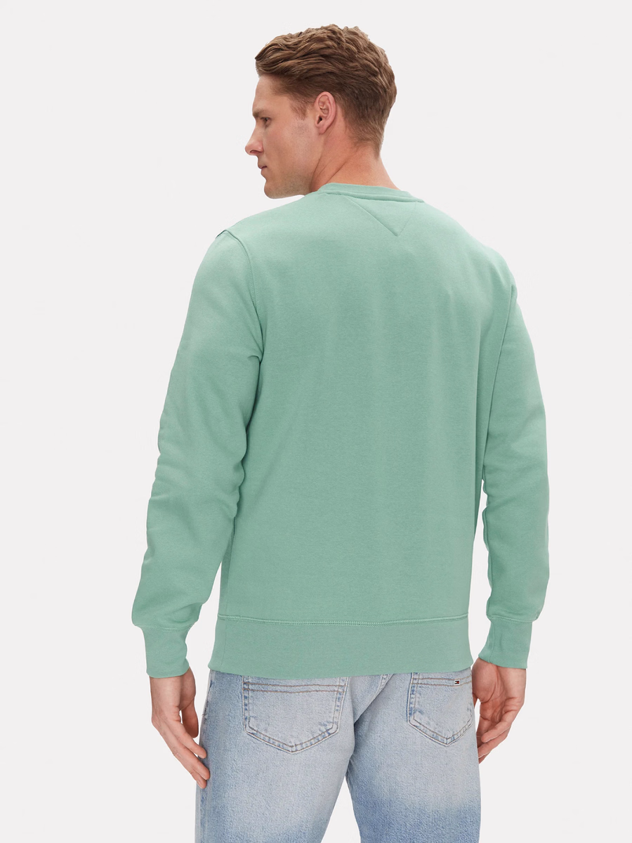 Tommy Hilfiger pánská zelená mikina Logo
