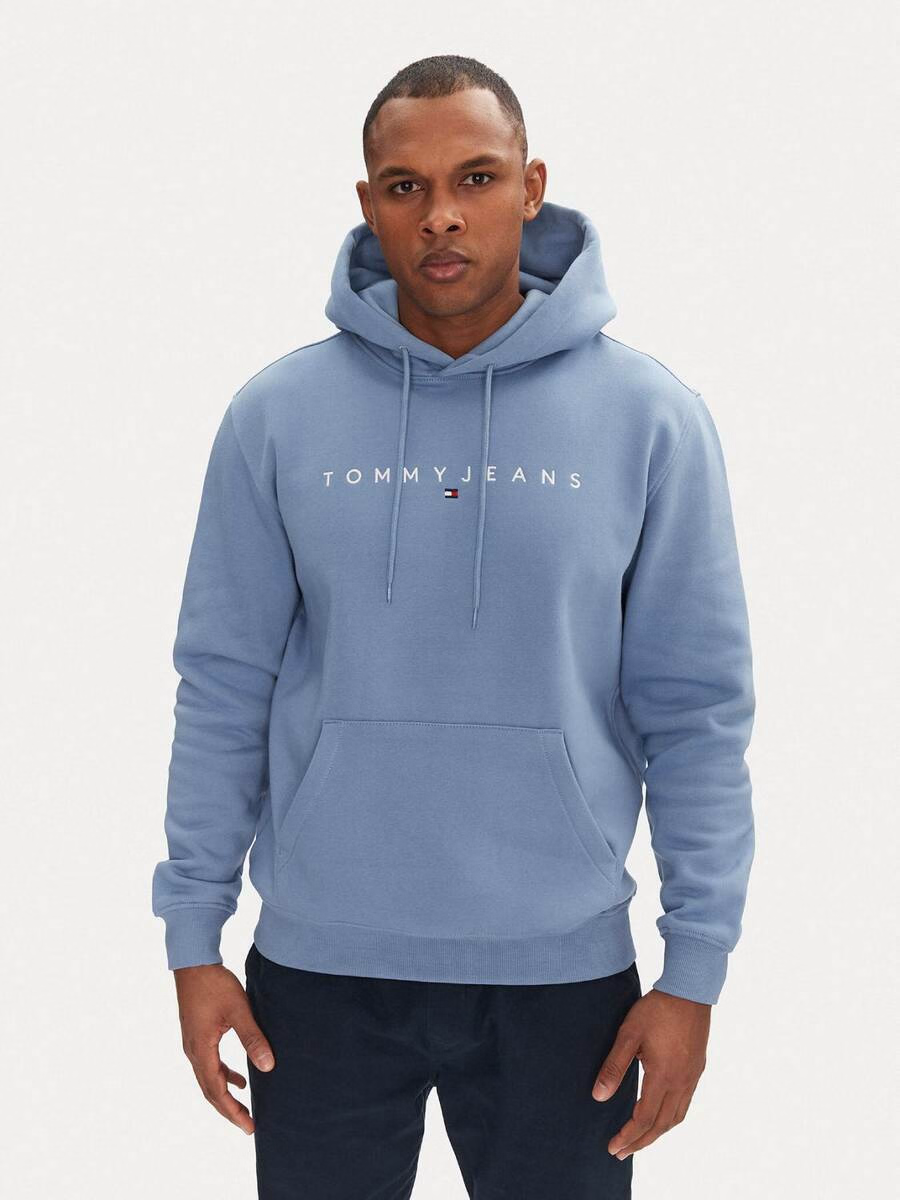 Tommy Jeans pánská světle modrá mikina