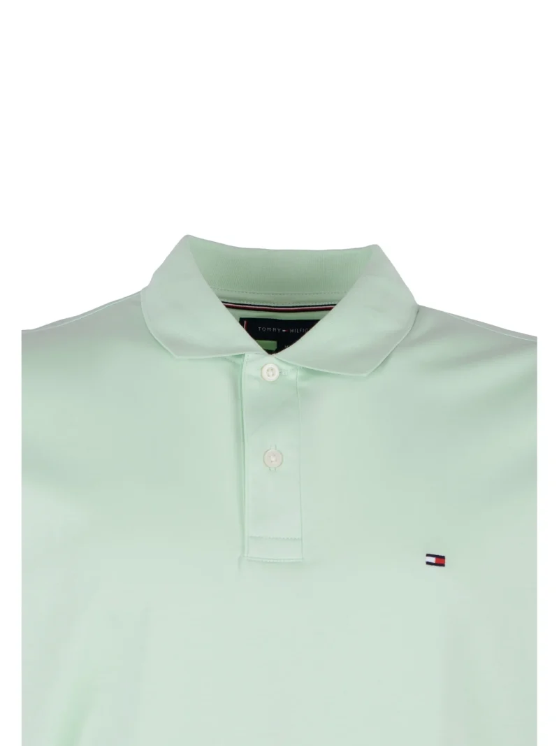 Tommy Hilfiger pánské světle zelené polo triko